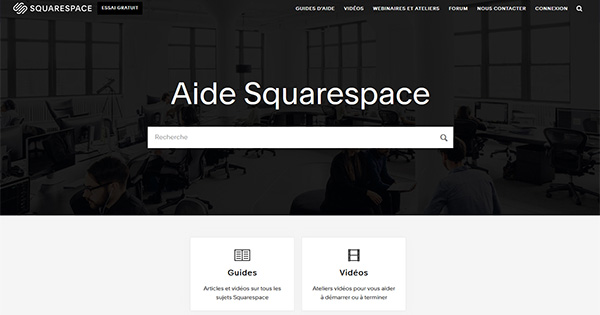 Support Squarespace
