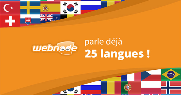 Webnode Langues